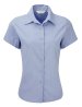 Klassische Twill Bluse - Kurzarm R917F 100% Baumwolle twill 130g/m