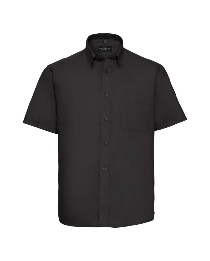 Men's Short Sleeve Classic Twill Shirt R917M 100% cotton twill 130g/m