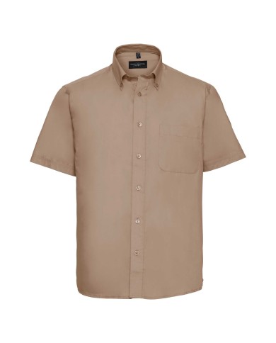 Męska, klasyczna koszula Twill z krótkim rękawem R917M 100% bawełna twill 130g/m