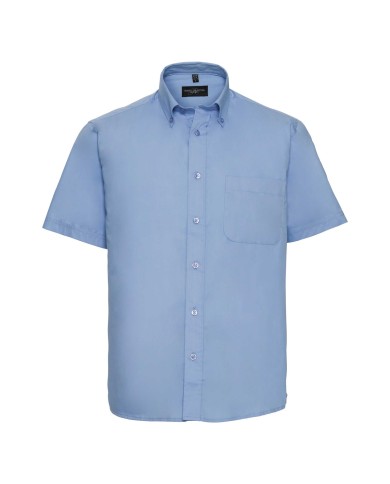 Męska, klasyczna koszula Twill z krótkim rękawem R917M 100% bawełna twill 130g/m
