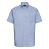 Klassisches Oxford Hemd - Kurzarm R933M 70% Baumwolle; 30% Polyester  Farben 135g/m; Weiß 130g/m