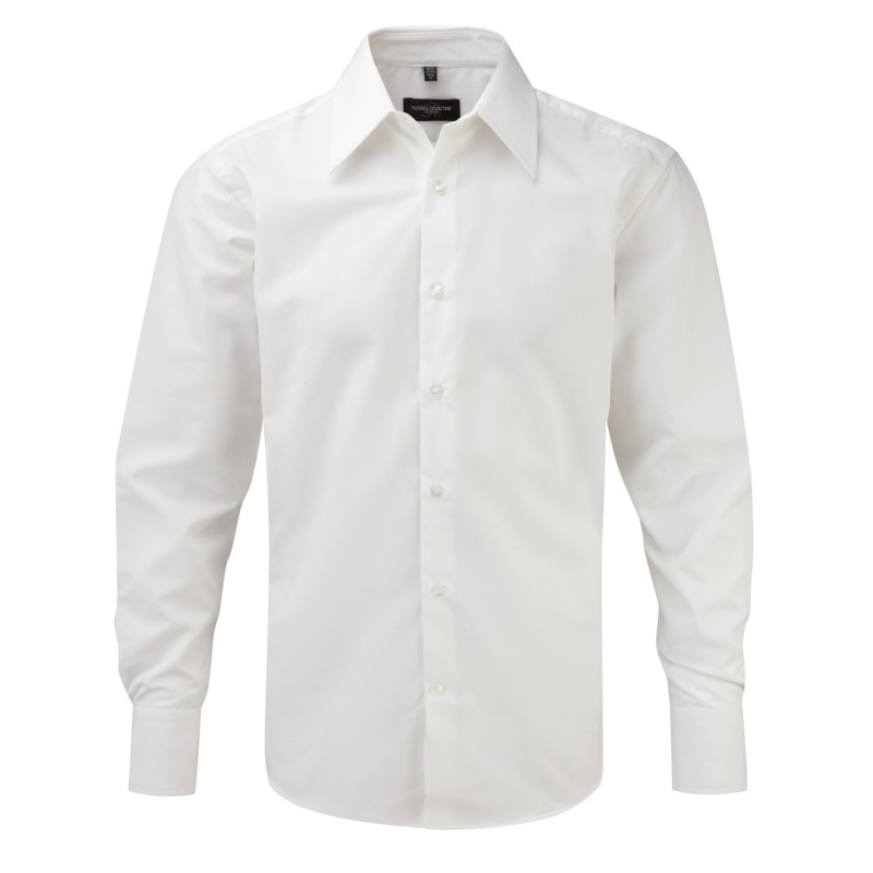 Russell Mens LS Tencel Fitted Shirt