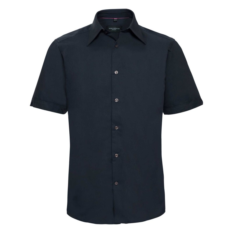 Russell Mens S/S Tencel Fitted Shirt