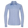 Tailliertes Herringbone Bluse - Langarm R962F 84% Baumwolle; 16% Polyester Farben 125 g/m; Weiß 130 g/m