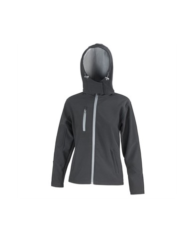 Russell Hooded Soft Shell Jacket Damski