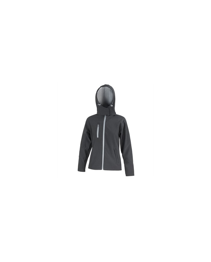 Russell Hooded Soft Shell Jacket Damski
