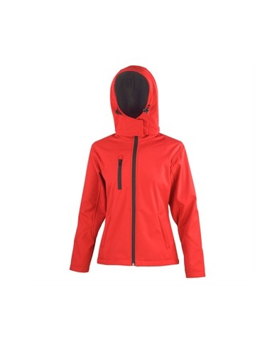 Russell Hooded Soft Shell Jacket Damski