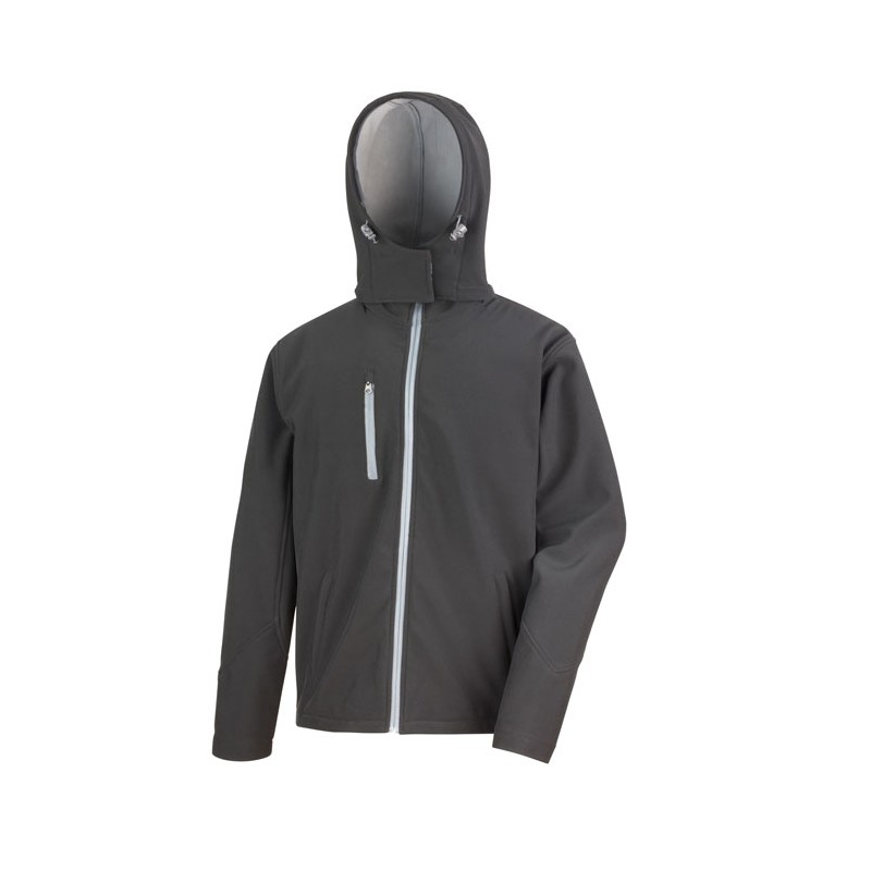 Russell Hooded Soft Shell Jacket Męski