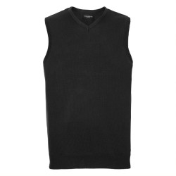 Mens Pullover z dzianiny, bez rękawów, z dekoltem V R716M 50/50 50% Bawełny 50% akrylu CottonBlend TM splot 12 275g