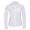 Damska koszula long sleeve, z czystej bawełny, łatwa w pielęgnacji, poplin  R936F  100% cotton poplin