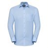 Mens Long Sleeve Tailored Coolmax Shirt 70% Cotton / 30% Polyester (Coolmax) 110/105