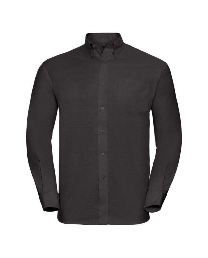 Klassisches Oxford Hemd - Langarm R932M 70% Baumwolle; 30% Polyester  Farben 135g/m; Weiß 130g/m