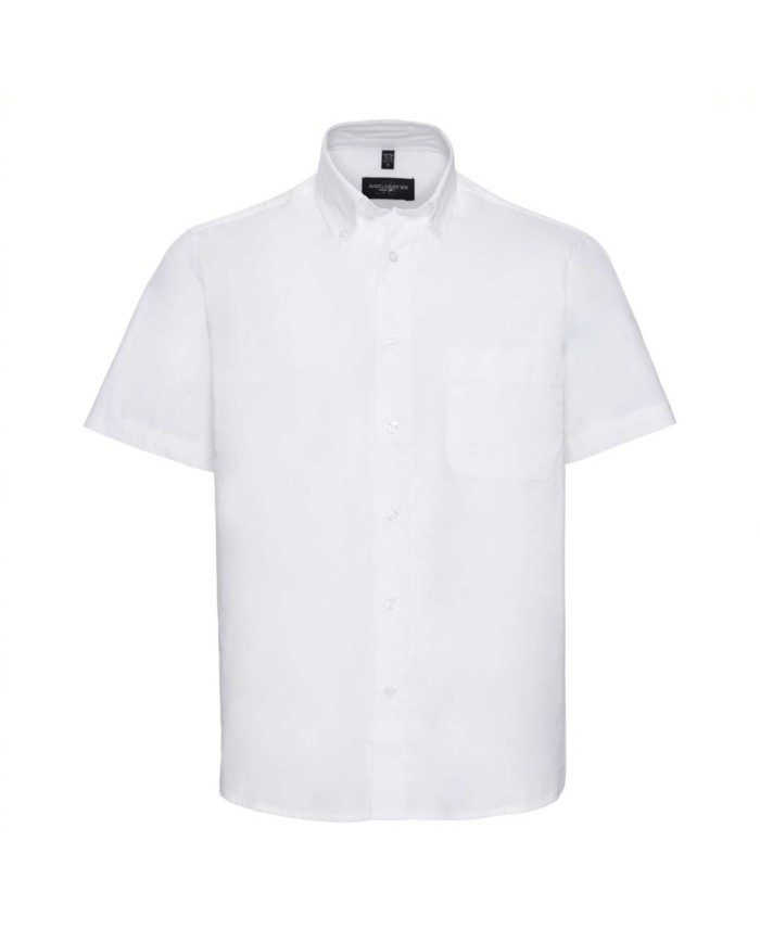 Men's Short Sleeve Classic Twill Shirt R917M 100% cotton twill 130g/m