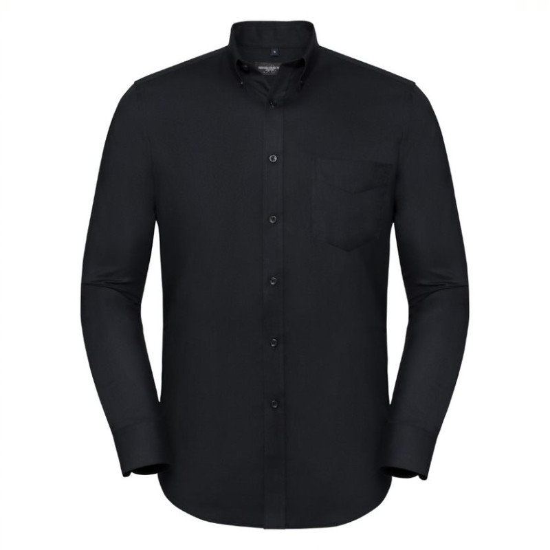 Mens Shirt long sleeve Tailored Button-Down Oxford Shirt Oxford  70/30 130g/135g