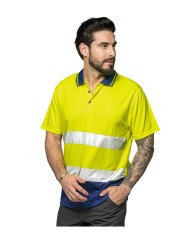 Polo Polo hi-vis Mark the Helper 77450 100% poliester 150g/m2