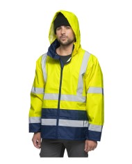 Kurtka Hi-Vis Rain Mark the Helper