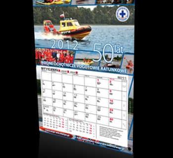 Kalendarz jednodzielny WOPR 2012
