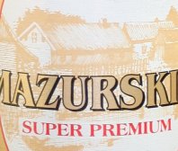 Etykieta piwa Mazurskie