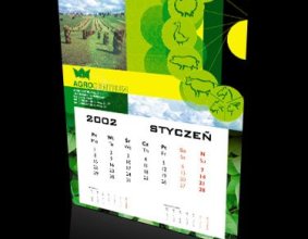 Kalendarz jednodzielny firmy AGROCENTRUM