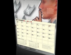 Kalendarz jednodzielny STEELA