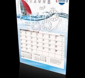 Kalendarz jednodzielny firmy WODMIAR