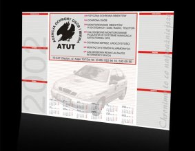 Kalendarz podkładowy firmy ATUT