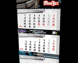 Kalendarz trójdzielny firmy MG MURBET