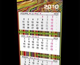 Kalendarz trójdzielny firmy NETBUD
