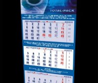 Kalendarz trójdzielny firmy TOTAL PACK