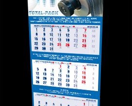 Kalendarz trójdzielny firmy TOTAL PACK