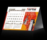 Kalendarz trójkątny firmy FORTIS