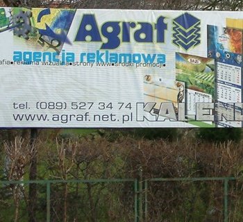 Tablica reklamowa AGRAF