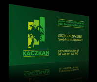 Wizytówki firmy Kaczkan