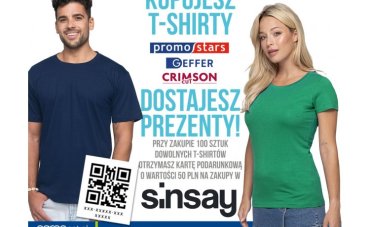 PROMOCJA! KUPUJESZ T-SHIRTY – DOSTAJESZ PREZENTY