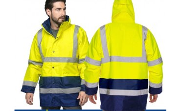 Kurtka ostrzegawcza Mark the Helper Hi-Vis Thick