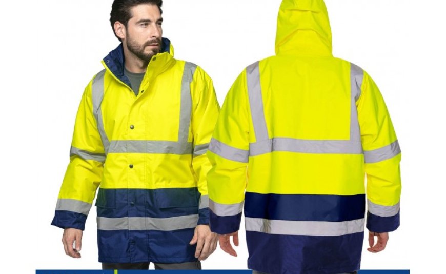 Kurtka ostrzegawcza Mark the Helper Hi-Vis Thick